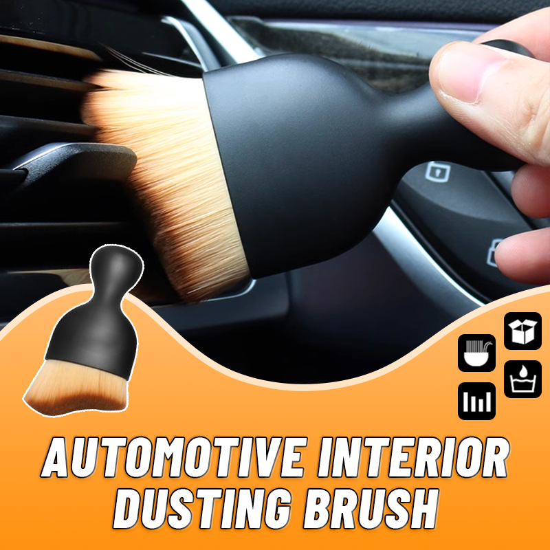 Soft Bristles Interior Duster – Dual Use for Wet & Dry Cleaning