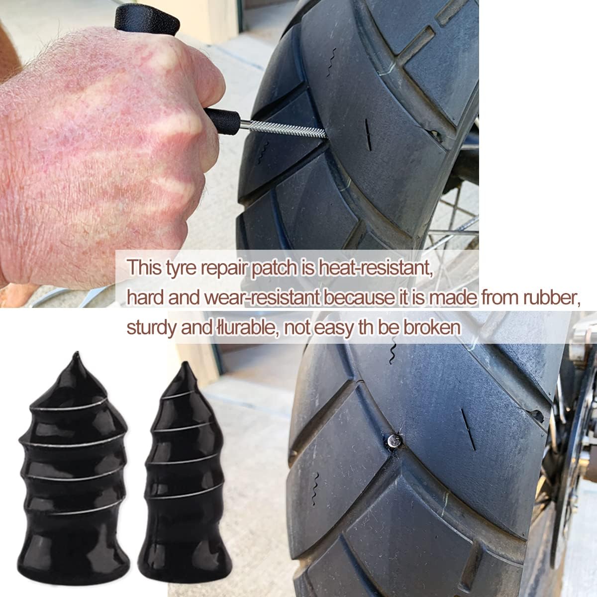 Last Week Clearance Sale 49%🔥Tire Repair Rubber Nail🚚BUY MORE SAVE MORE