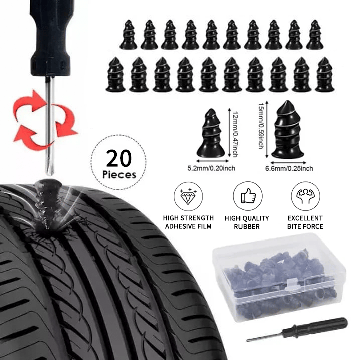 Last Week Clearance Sale 49%🔥Tire Repair Rubber Nail🚚BUY MORE SAVE MORE
