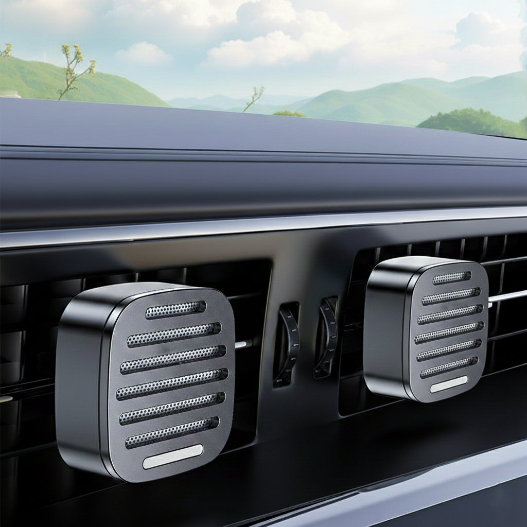 Gray Alloy Car Air Vent Diffuser
